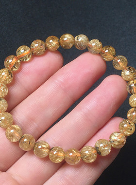 女钛晶手串财富水晶礼物