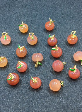 捡漏纯天然南红玛瑙吊坠挂件DIY