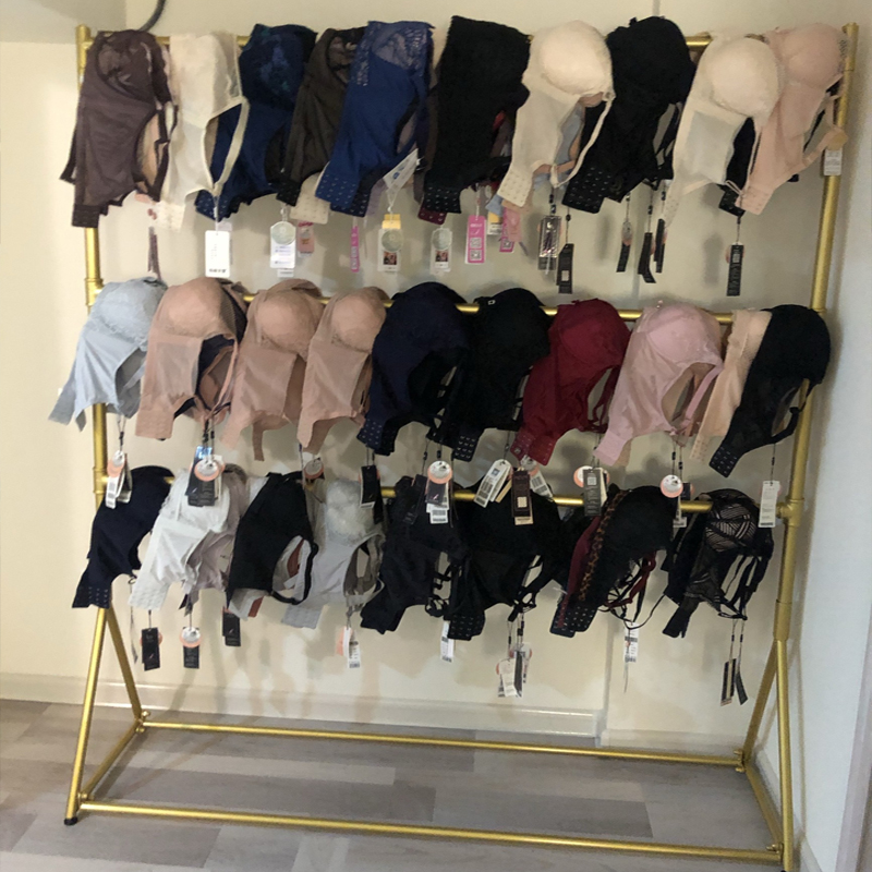 童架双层可升降挂衣架金色调节服装店服装装店展示架男女装店衣架 - 图2