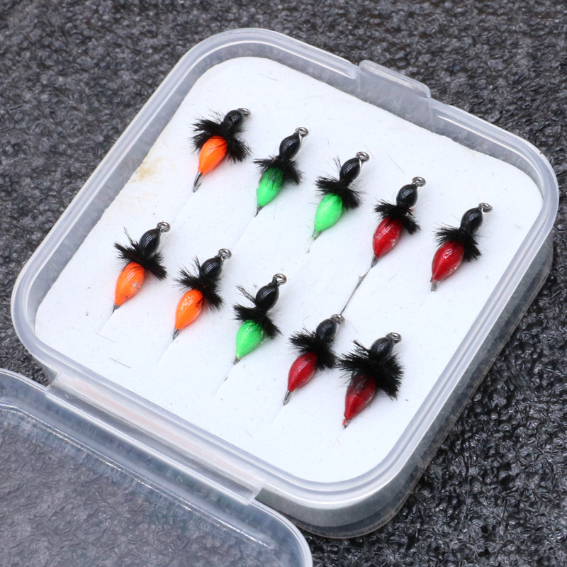 Groluking溪流蚂蚁毒蚊飞蝇钩套装微物路亚假饵白条马口餐条飞蝇,淘宝优惠券,粉丝福利购,淘宝优惠卷