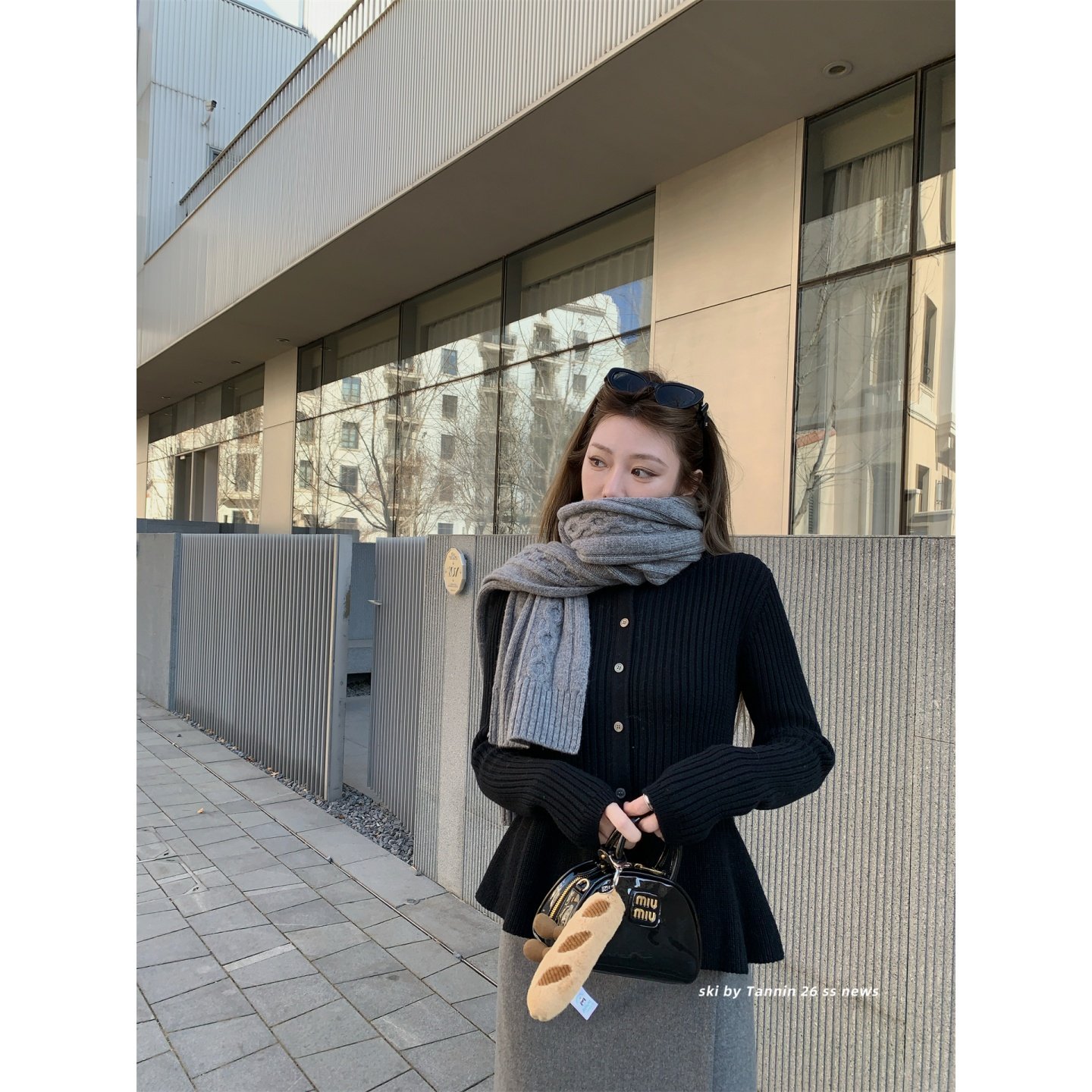 ski by Tannin赤兔  软软小蛮腰 12针单边坑条收腰+裙摆式针织衫,淘宝优惠券,粉丝福利购,淘宝优惠卷