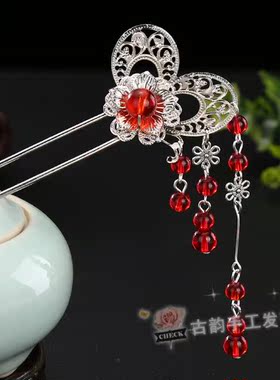 步摇古典簪子发钗汉服配饰包邮