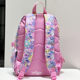 Australian Smiggle school bag 136 grade pink flower backpack multi-functional storage student large capacity backpack