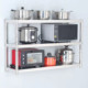 Kitchen wall rack multi-layer storage stainless steel storage rack