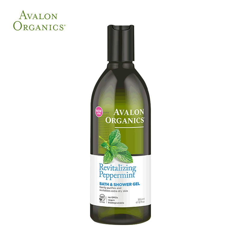 AvalonOrganics海外旗舰店Avalon阿瓦隆薄荷精油有机沐浴露 身体护理 舒缓肌肤保湿无刺激3