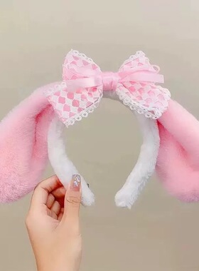 发箍毛绒布艺可爱玉桂狗耳朵