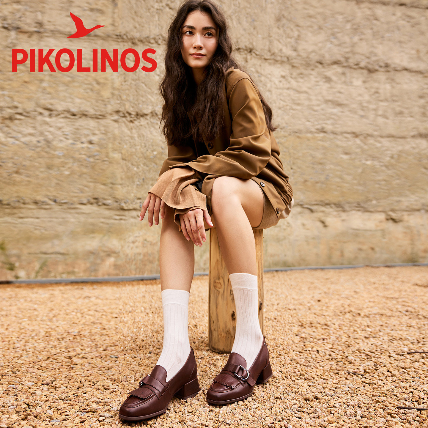 Pikolinos派高雁秋季擦色牛皮中口圆头套脚方跟乐福鞋PL243709,淘宝优惠券,粉丝福利购,淘宝优惠卷