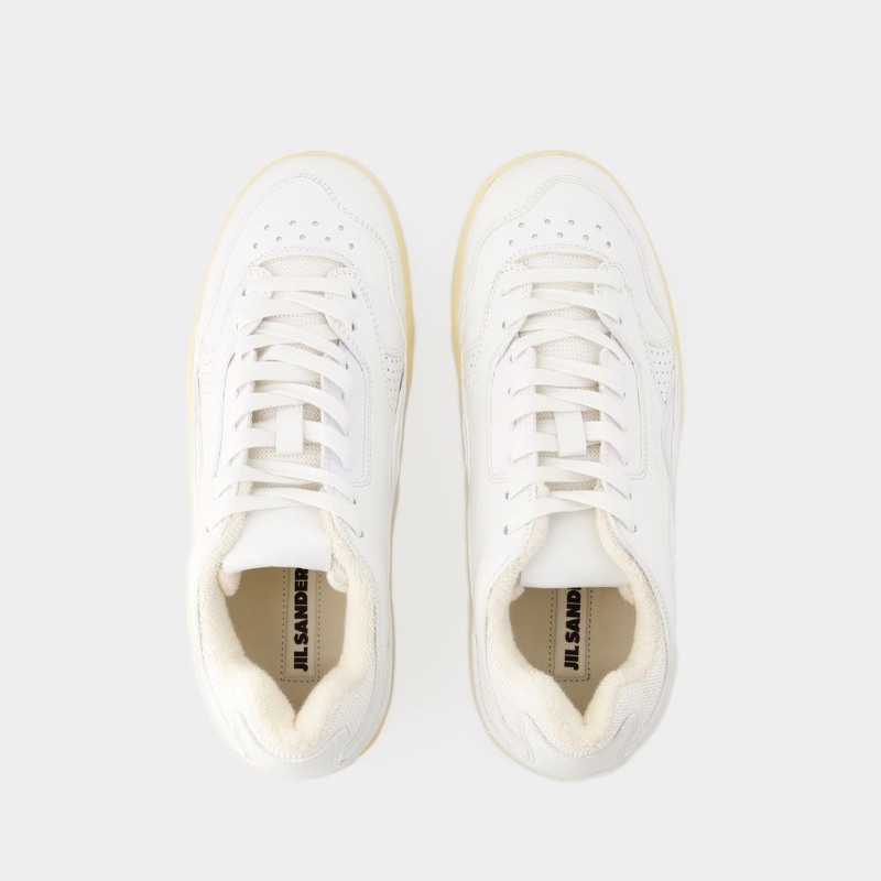 Jil Sander 吉尔桑达 Jil Sander Sneakers 皮质运动鞋 - 图2