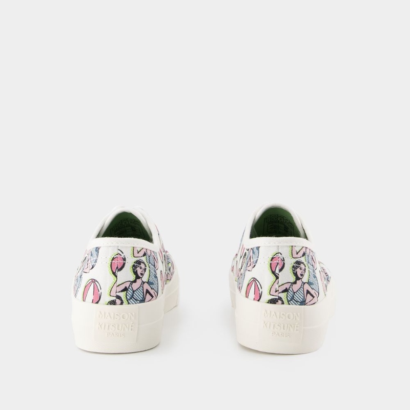 Maison Kitsune Sneakers Dancing Girls 厚底帆布运动休闲鞋 - 图1