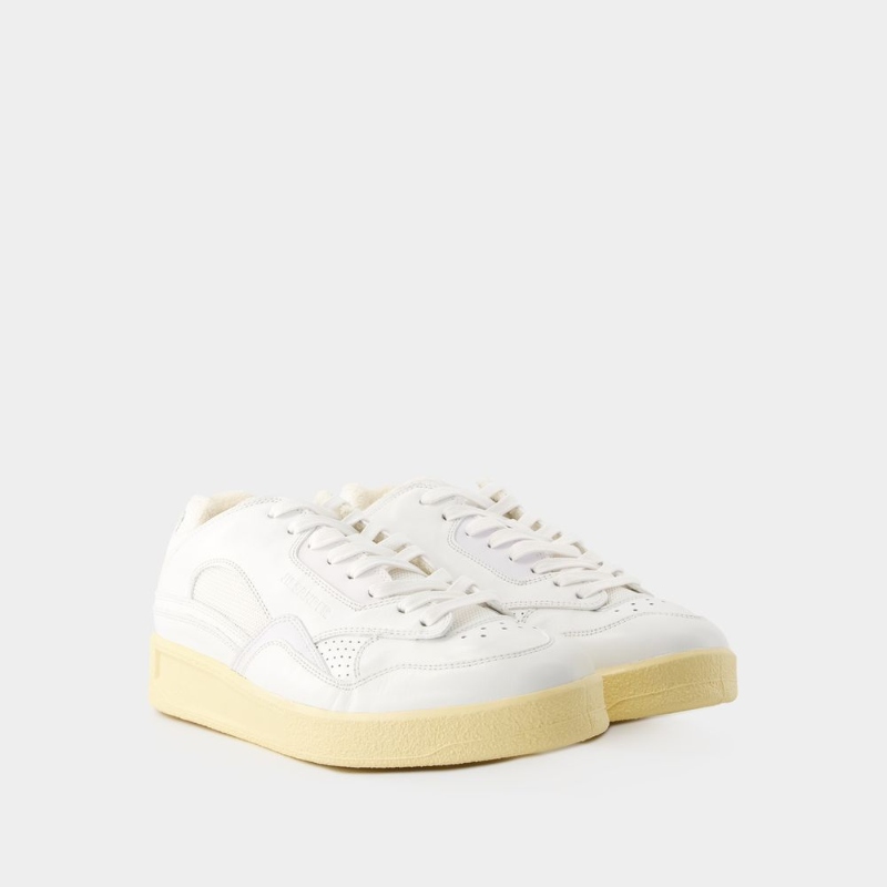 Jil Sander 吉尔桑达 Jil Sander Sneakers 皮质运动鞋 - 图0