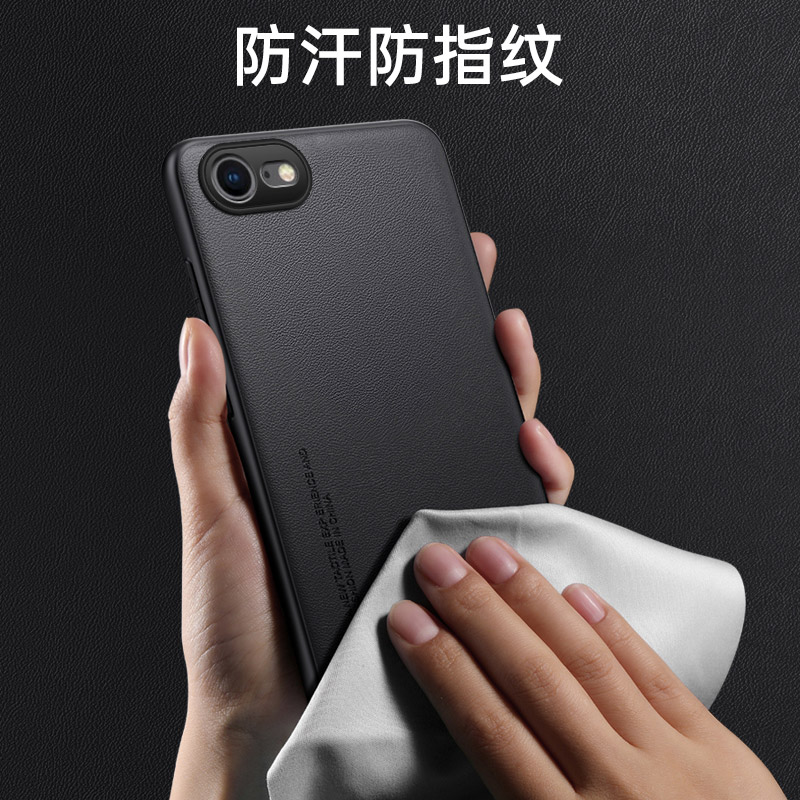 适用iPhone5手机壳苹果5S素皮保护套se1全包防摔5se商务高级感苹果se2/3代复古时尚男女款IP老款简约网红外壳 - 图2