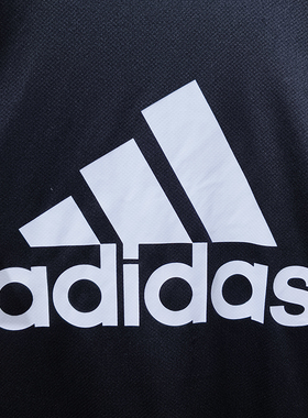 Adidas阿迪达斯透气针织圆领短袖