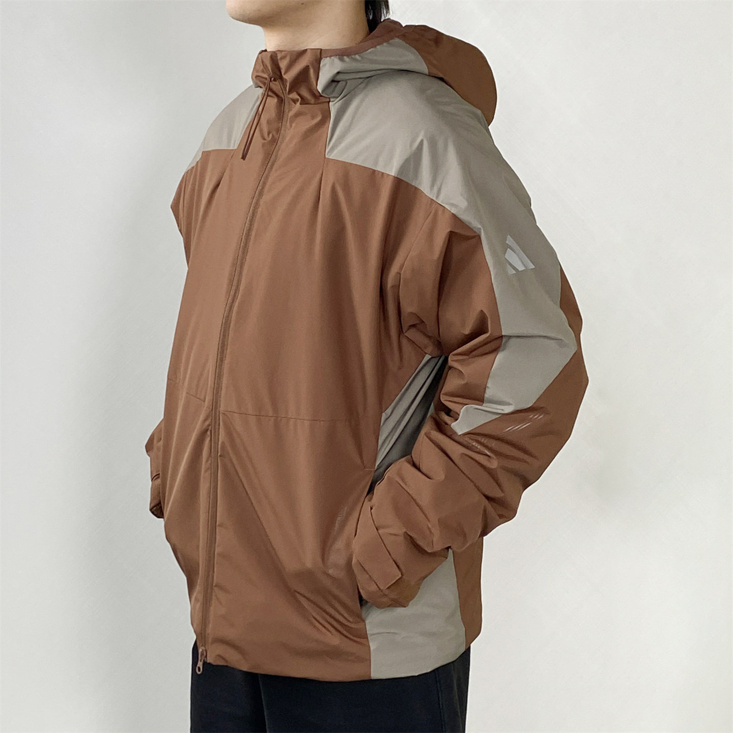 正品Adidas阿迪达斯男女外套拒水防泼运动休闲宽松连帽夹克JZ8413,淘宝优惠券,粉丝福利购,淘宝优惠卷