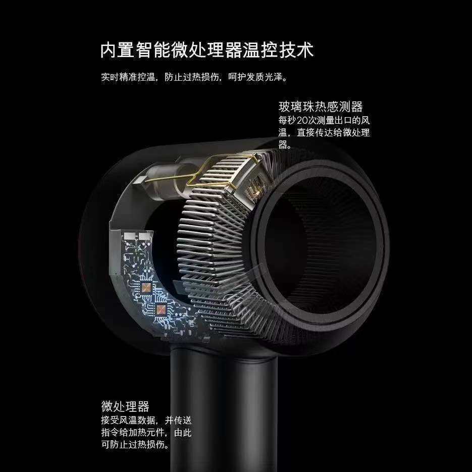 电吹风机家用大功率负离子护发静音大风力速干恒温高速发廊冷热风