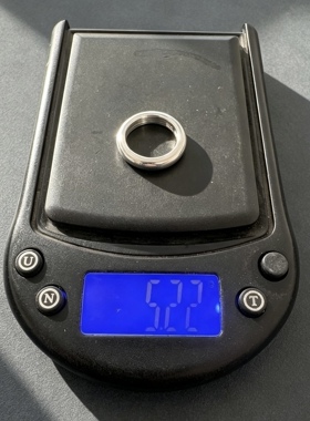 手工足银9999 泥鳅背闭口戒指