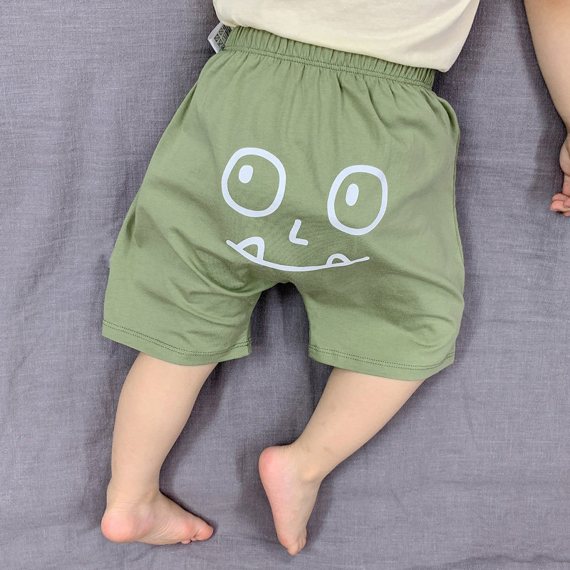 婴幼儿裤子夏天外穿男女儿童宝宝新生儿哈伦裤大屁屁PP裤纯棉中裤,淘宝优惠券,粉丝福利购,淘宝优惠卷