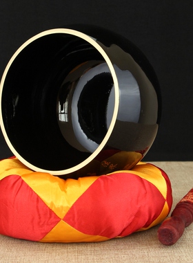 莲花铜磬佛字铜钵修行钵佛音碗