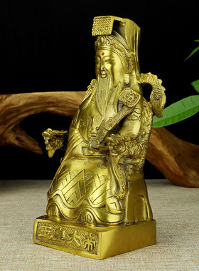 纯铜佛像玉皇大帝王母娘娘像