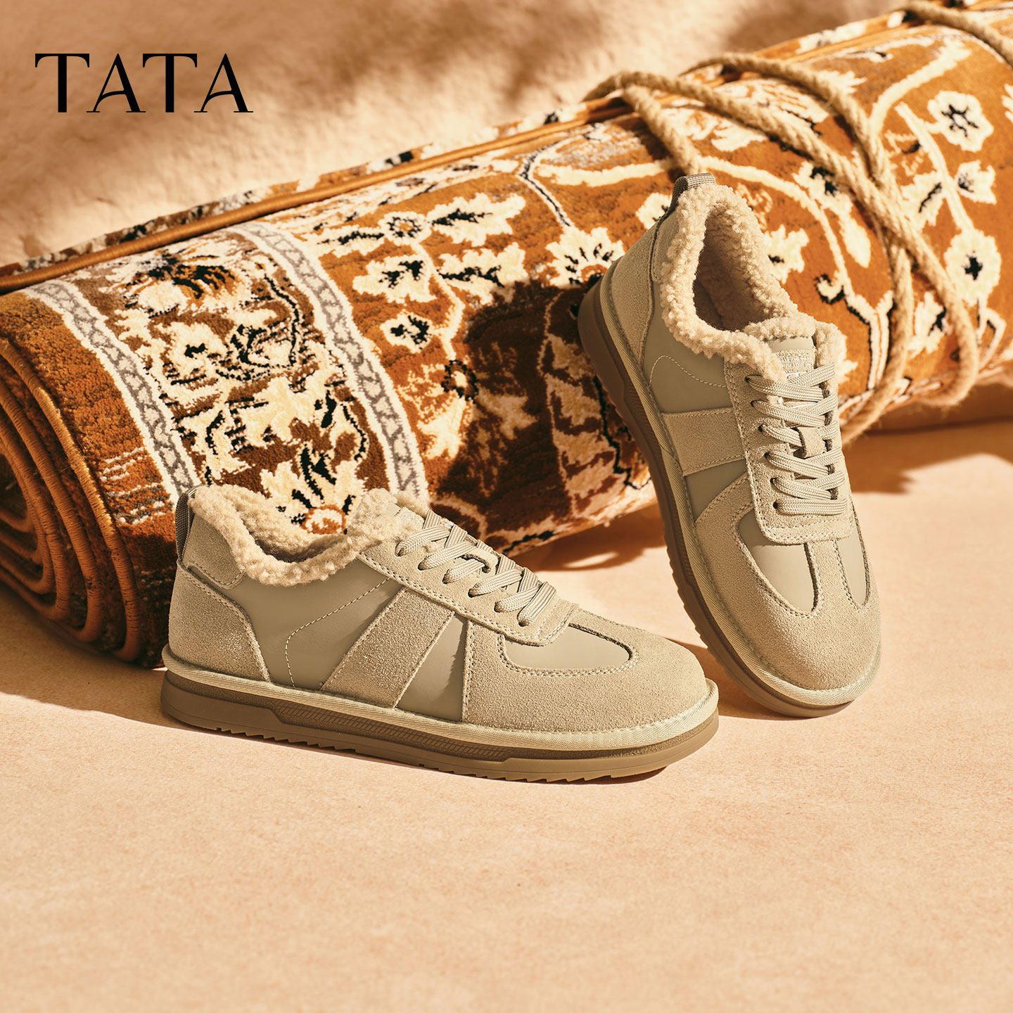 TATA他她棉鞋运动鞋休闲德训板鞋加绒短靴男鞋2025冬新QHL01DM5,淘宝优惠券,粉丝福利购,淘宝优惠卷