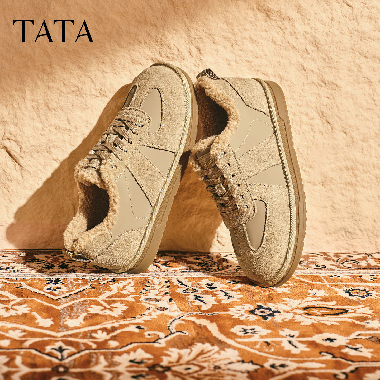 TATA他她棉鞋运动鞋休闲德训板鞋加绒短靴男鞋2025冬新QHL01DM5,淘宝优惠券,粉丝福利购,淘宝优惠卷