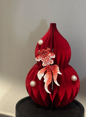 年喜庆装饰葫芦桌面摆件过马年氛围布置2026新年春节室内场景布置