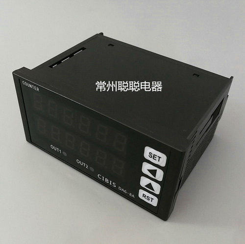 赛彼思六位计数器 DA6-8A-2A  24V/220V 二路继电器输出 - 图0