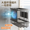 Kitchen refrigerator side magnetic spice storage rack