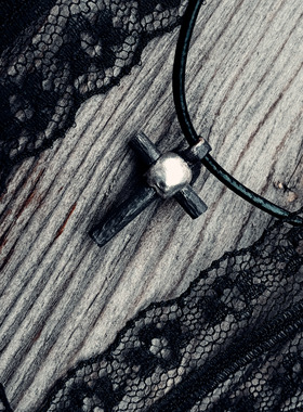 骷髅项链DEESHOUL925纯银