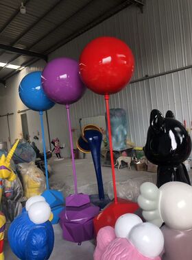 仿真气球玻璃钢户外喜庆