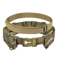 Small steel scorpion MRB modular tactical belt MOLLE fast release integrated waist seal with inner girdle