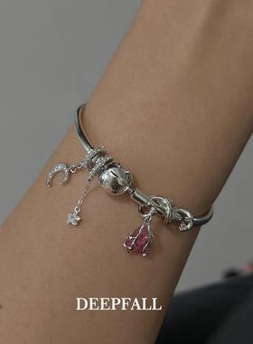 粉色爱心星星手链轻奢精致