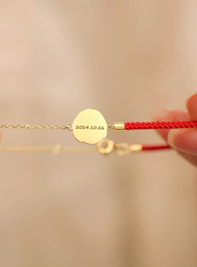 儿童宝宝亲子照片头像纯银饰品来图定制纪念项手链925银diy首饰