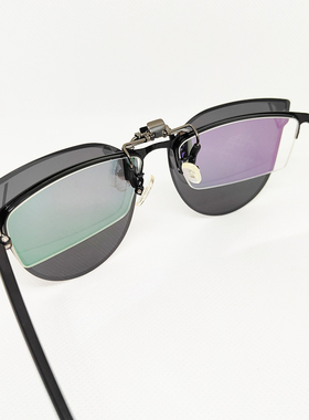 猫眼韩风男女近视偏光夹片