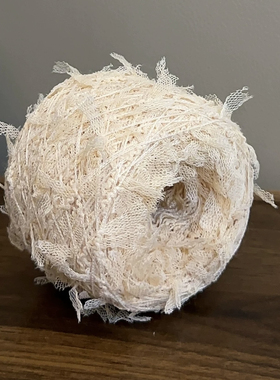 山茶花特色手混线奶呼呼珍珠混线diy包包卡套线材大肠圈发圈手钩