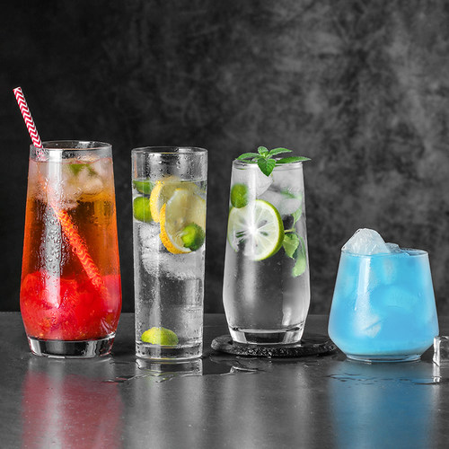莫吉托杯 鸡尾酒杯ins风酒吧北欧果酒mojito创意慕斯玻璃洋酒杯子 - 图3
