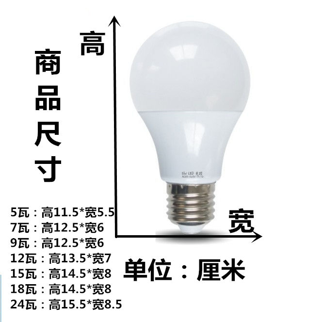 天黑自亮灯天亮自动灭灯led光控灯泡室外防水A60塑包铝纯光控灯泡 - 图1