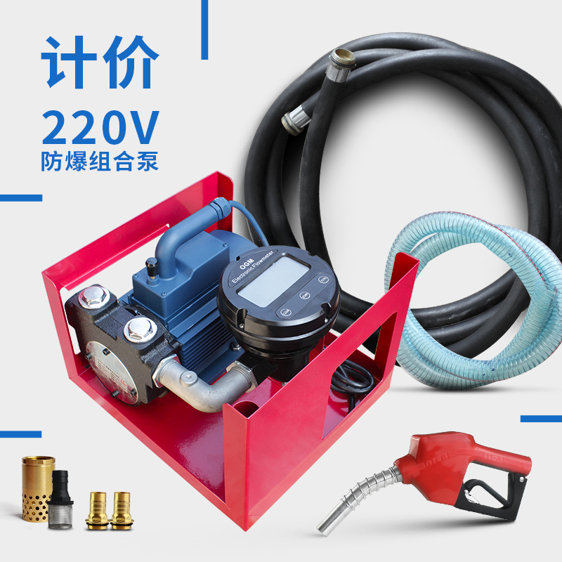 柴油加油机防爆泵汽油车载大流量自吸一体机全自动设备220v24v12v - 图1