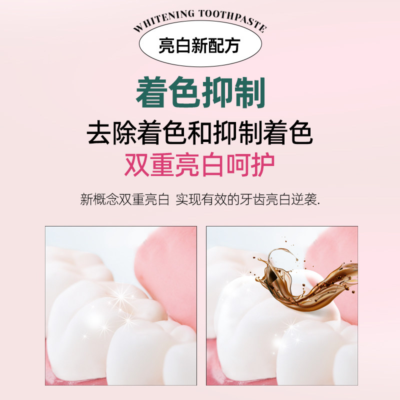 韩国直邮 EUTHYMOL/悦滋木亮白粉红牙膏祛黄抑菌 清新口气106g*3,淘宝优惠券,粉丝福利购,淘宝优惠卷