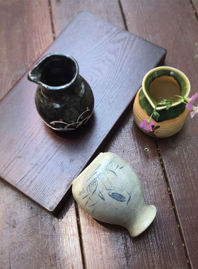 日本进口陶瓷器花瓶摆设创意摆件
