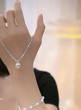 碎银几两珍珠项链高级感颈链配饰