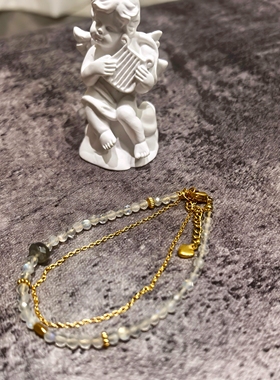 灰月原创手链月光石手链