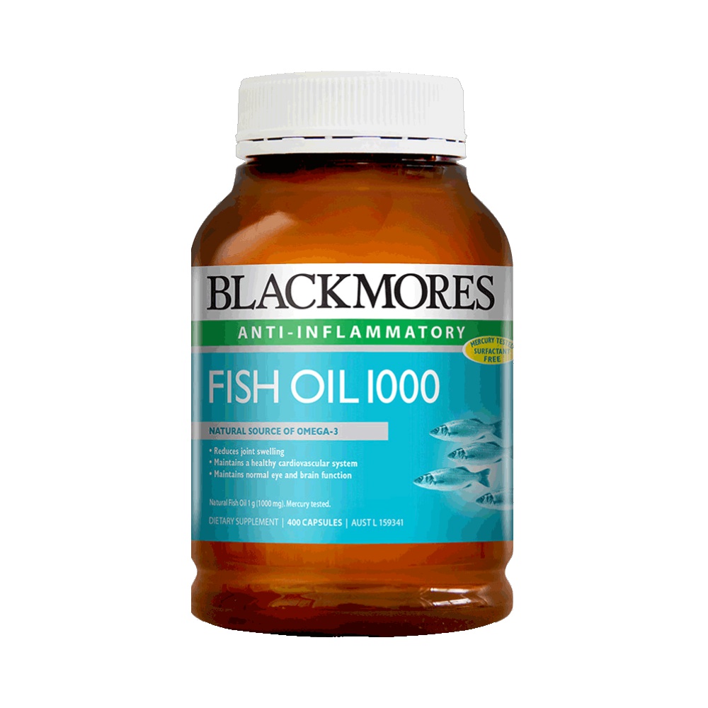 天猫国际进口超市【直营】澳洲Blackmores澳佳宝原味深海鱼油软胶囊400粒老年鱼油0