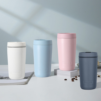 膳魔师不锈钢保温杯办公咖啡杯带盖TS系列