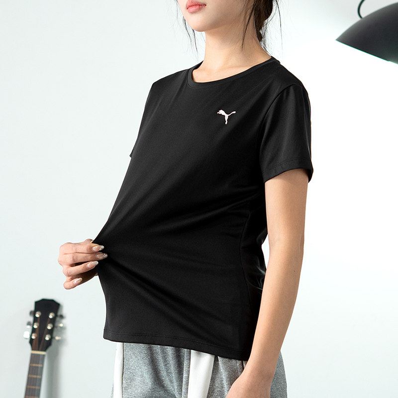 【自营】PUMA彪马速干T恤女健身衣羽毛球跑步训练速干衣圆领短袖,淘宝优惠券,粉丝福利购,淘宝优惠卷