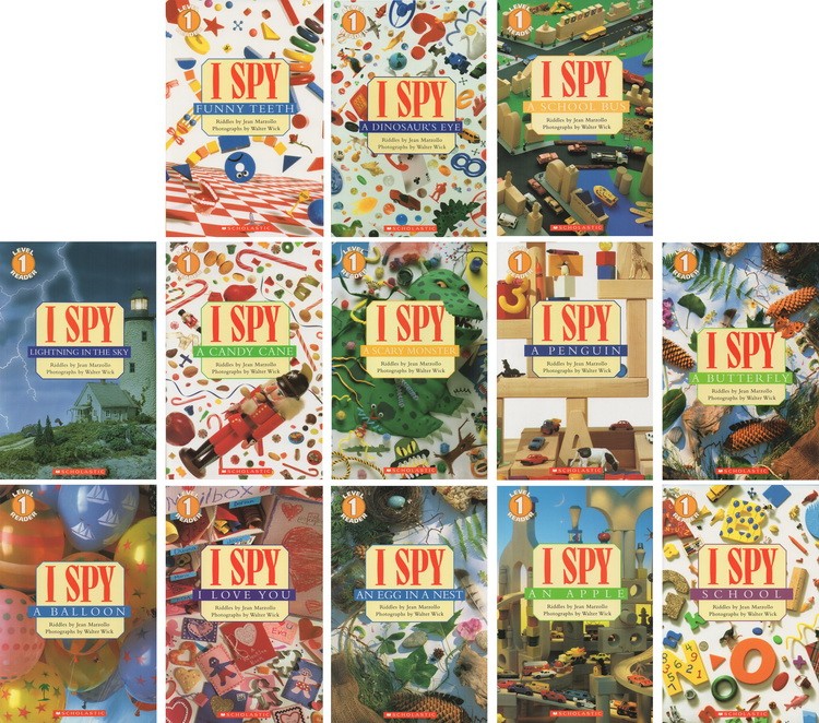 【自营】I Spy Readers Collection 视觉大发现 英文原版大开本礼盒装 英语单词学习 培养专注力绘本 奇妙益智书 亲子互动游戏书 - 图1