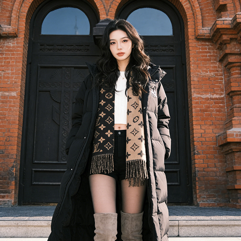 【自营】MLB长款羽绒服男装女装新款户外运动服宽松休闲保暖外套,淘宝优惠券,粉丝福利购,淘宝优惠卷