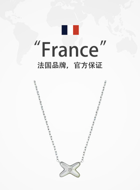 白贝母项链女精致小众原创设计风