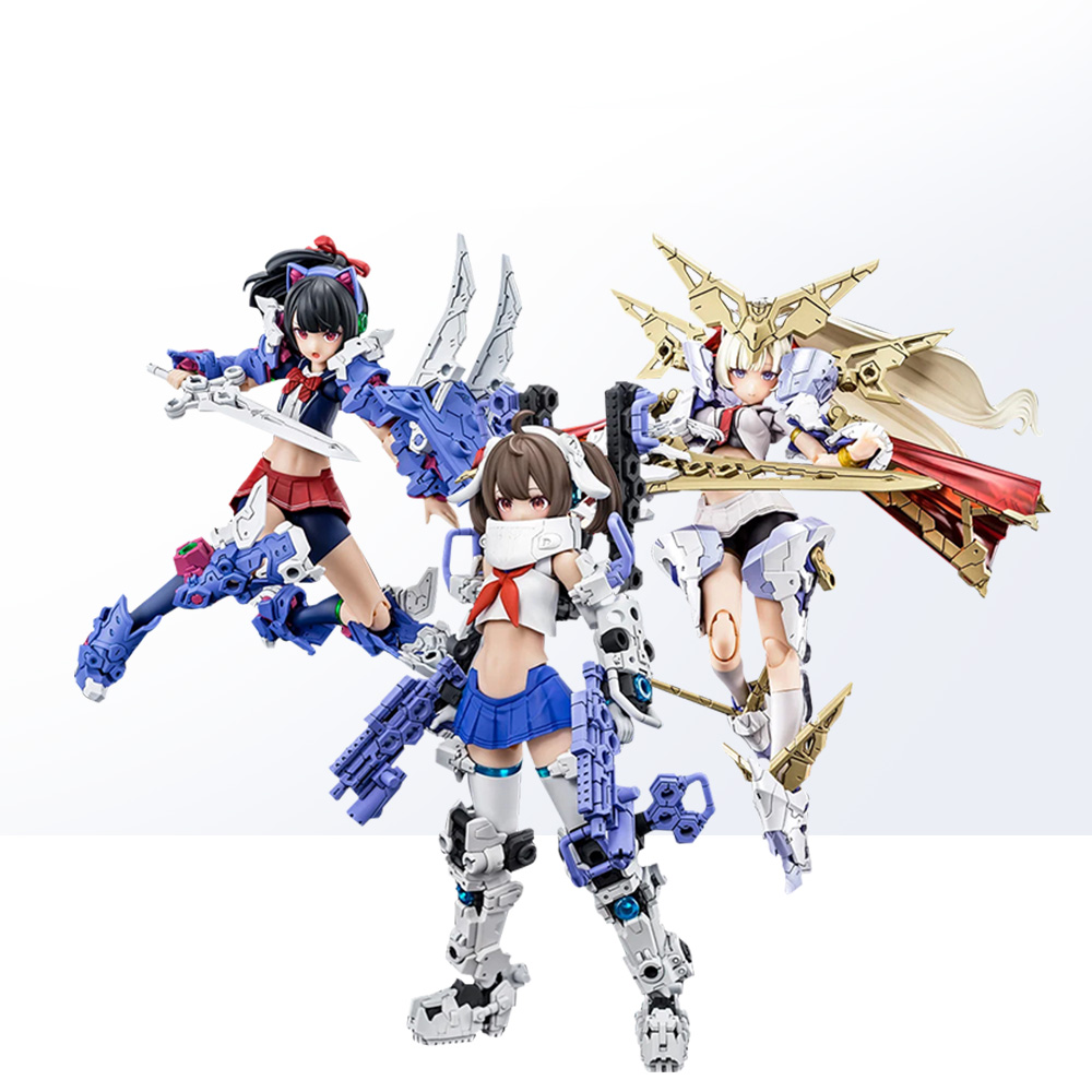 【自营】寿屋 女神装置 机娘 圣骑士 骑士 枪手X01 拼装模型 - 图1