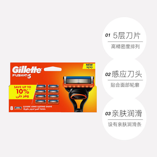 International self-operated Gillette Fengyin 8 blades