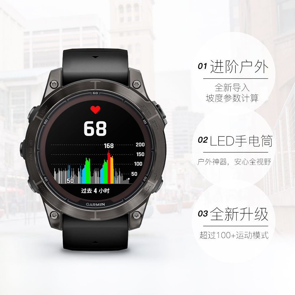 【自营】[新品]Garmin佳明fenix7/7S/7X Pro飞耐时7专业运动手表户外心率血氧智能官方旗舰中文版商务腕表 - 图3